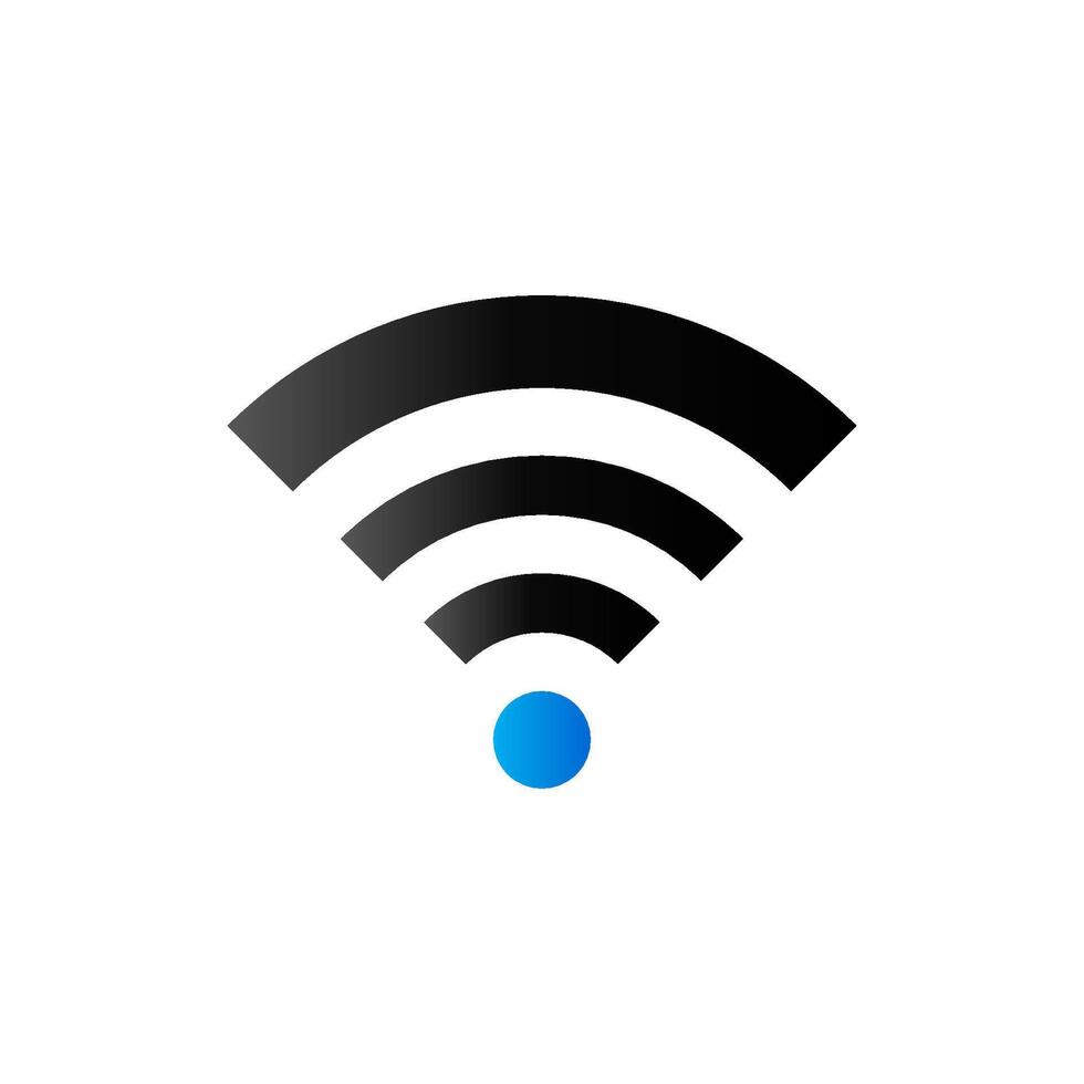 Wifi symbole icône dans duo Ton couleur. électronique ordinateur sans fil vecteur