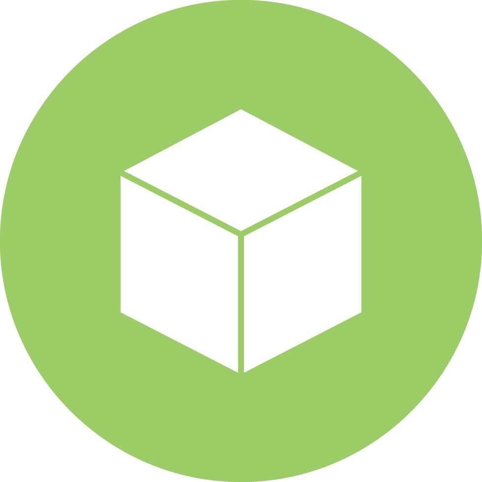 cube icône vecteur image. adapté pour mobile applications, la toile applications et impression médias.