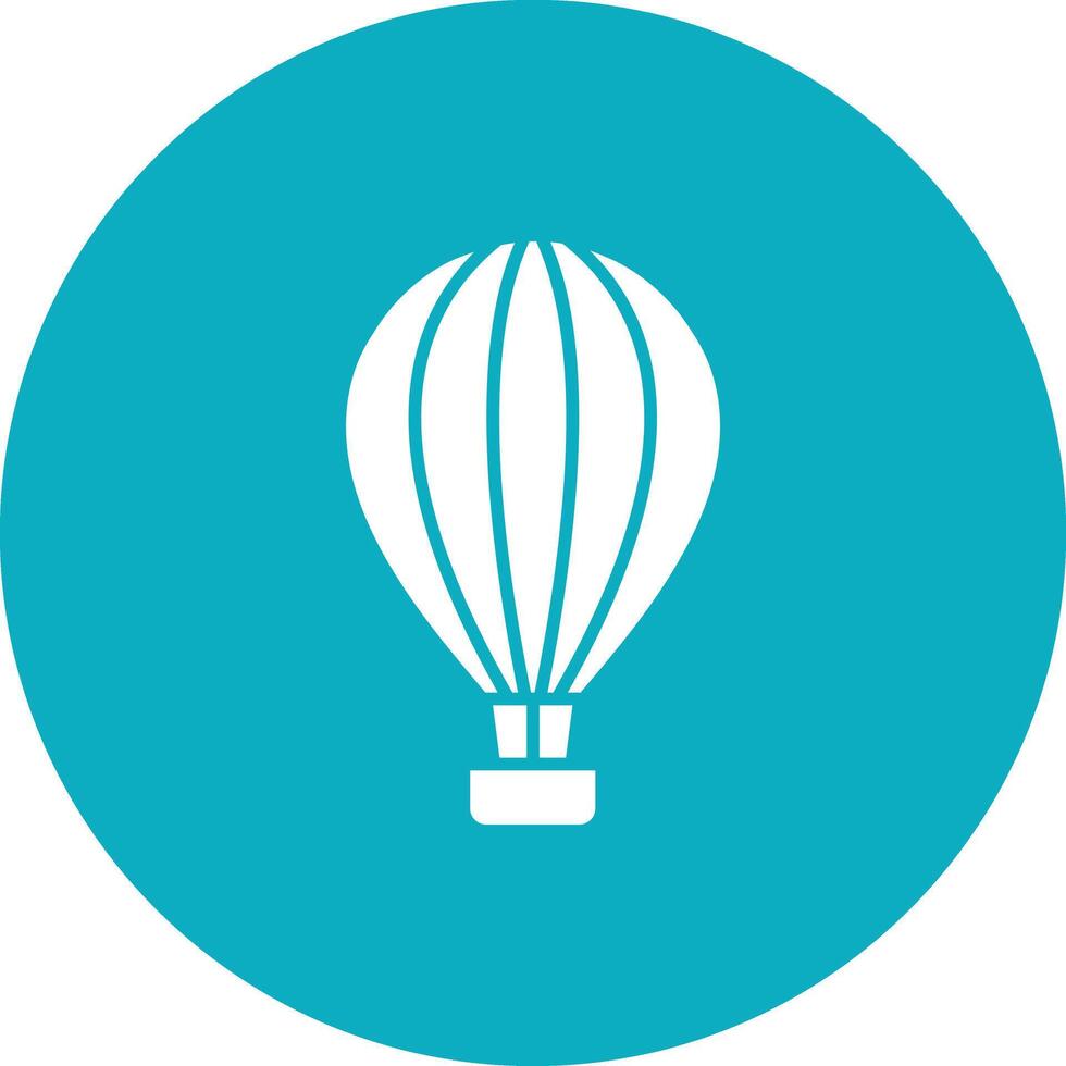 chaud air ballon icône vecteur image. adapté pour mobile applications, la toile applications et impression médias.