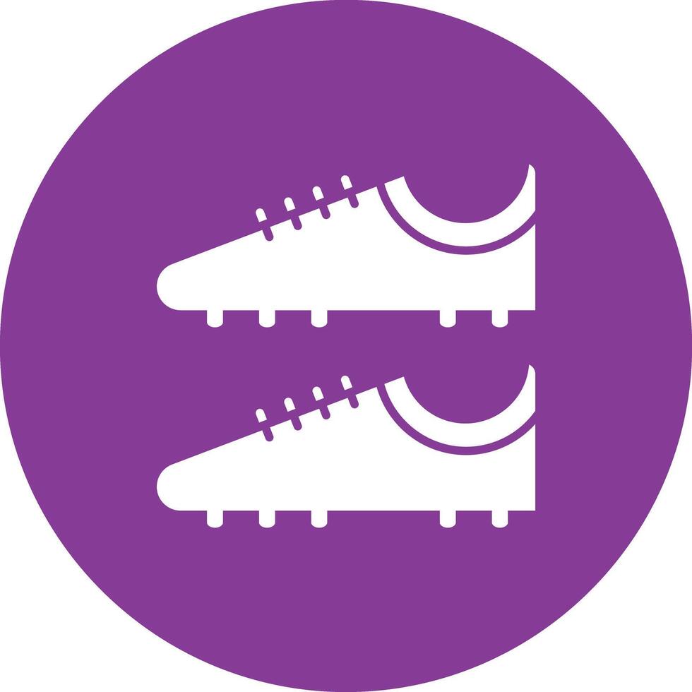 football bottes icône vecteur image. adapté pour mobile applications, la toile applications et impression médias.