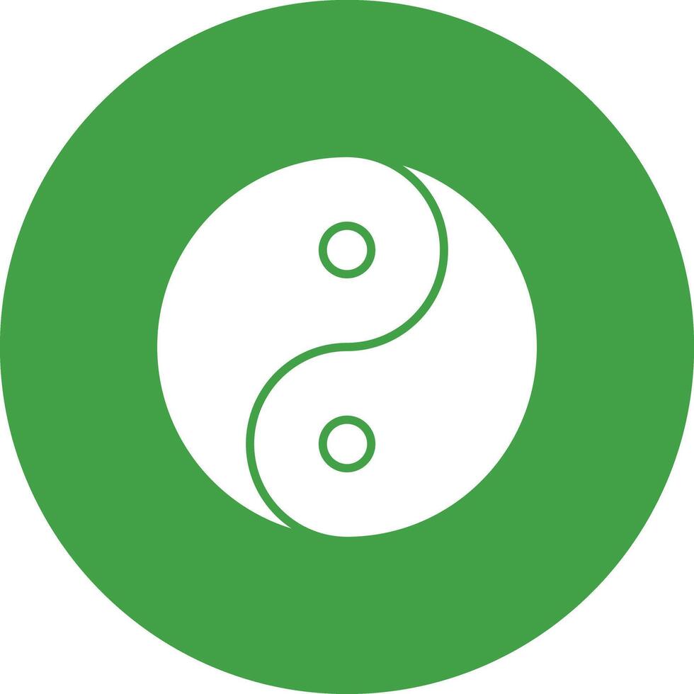yin Yang icône vecteur image. adapté pour mobile applications, la toile applications et impression médias.