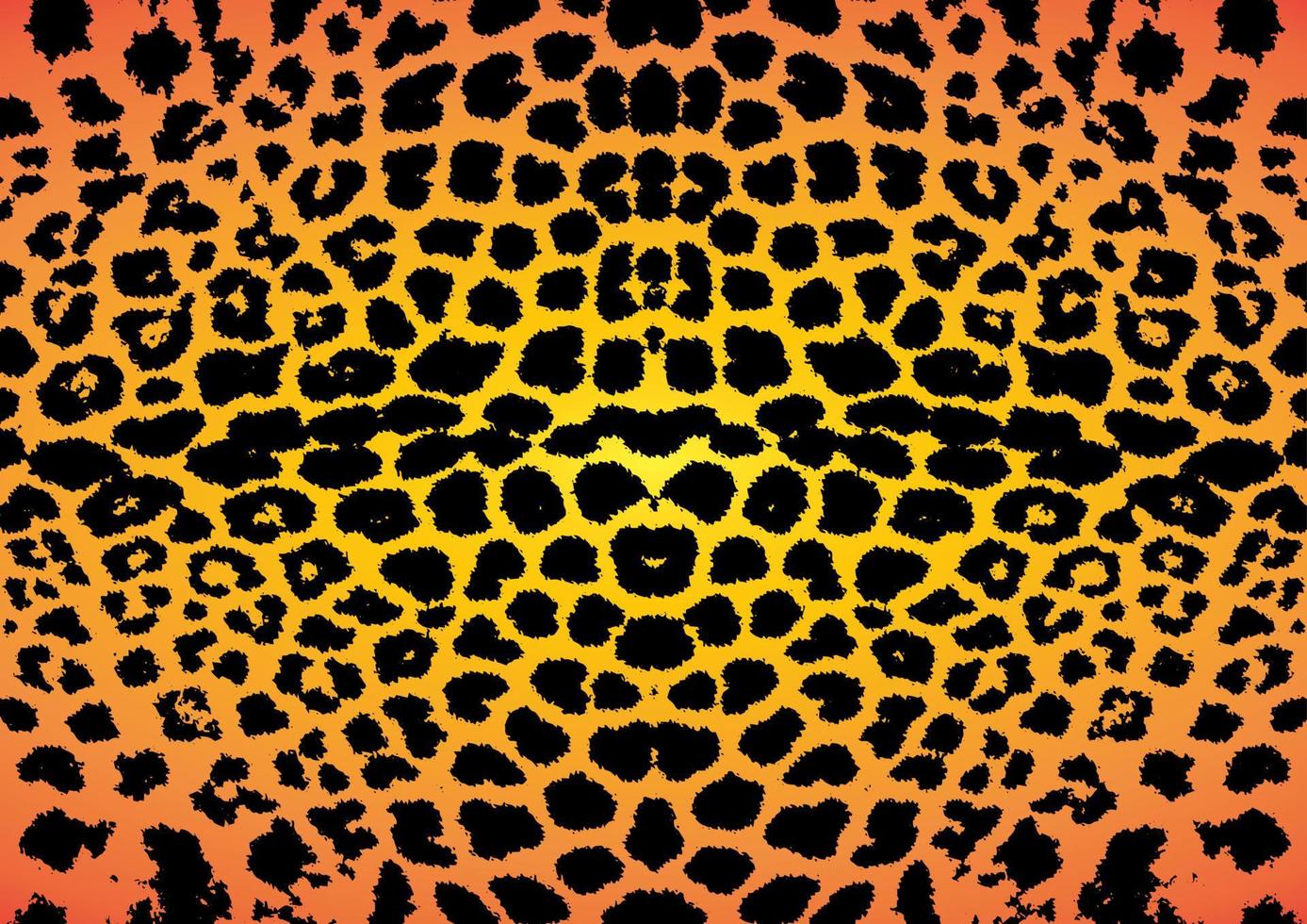 motif de peau d'animal de vecteur comme le léopard