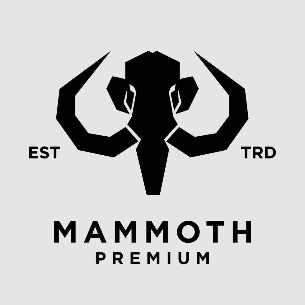 mammouth logo icône conception icône illustration vecteur