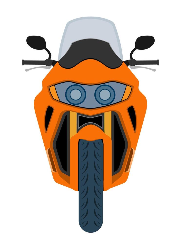 moto moderne vite des sports moto vecteur illustration isolé sur blanc Contexte