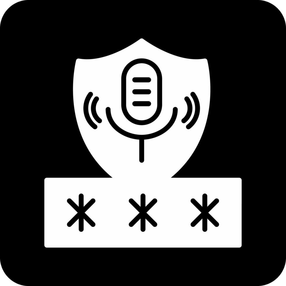 voix accès Sécurité vecto icône vecteur