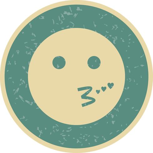 Embrasser Emoji Vector Icon