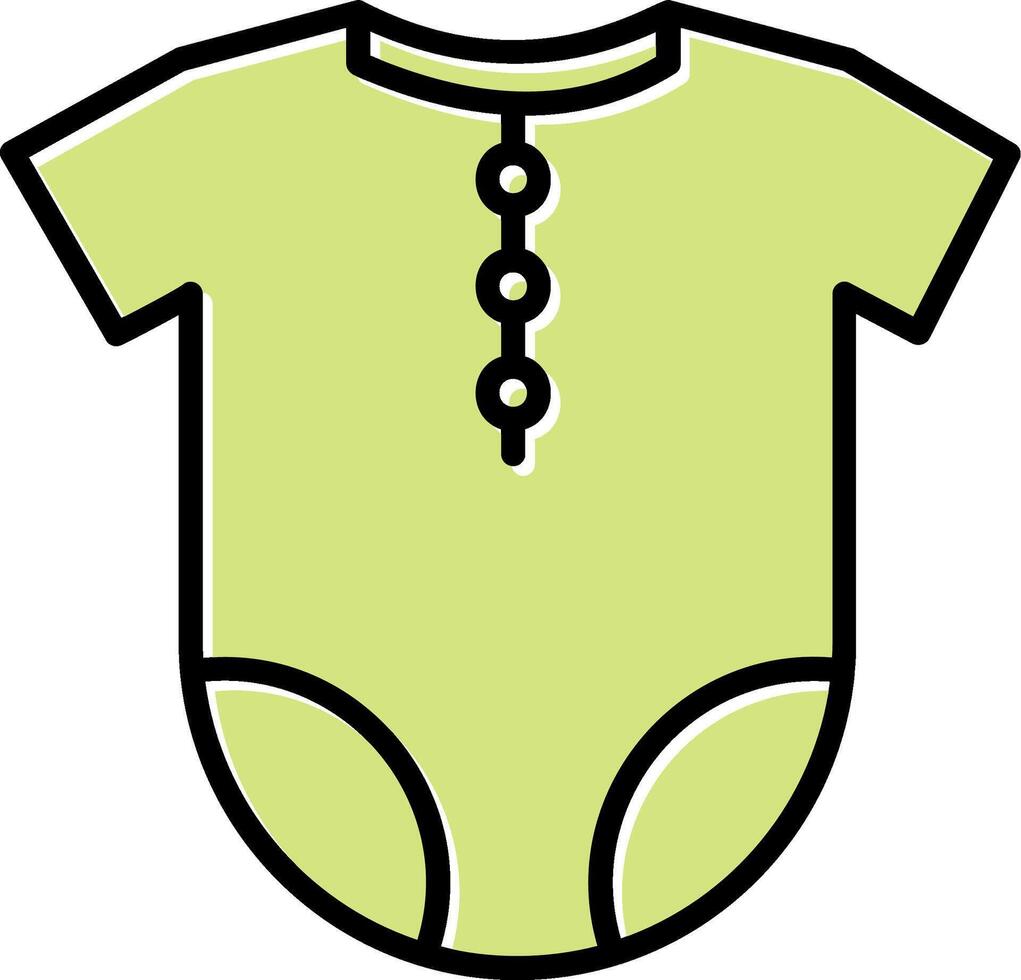 bébé tenue vecto icône vecteur