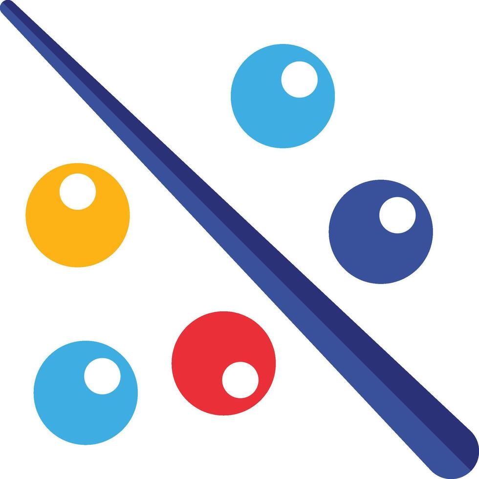 billard icône.jeu élément vecteur illustration