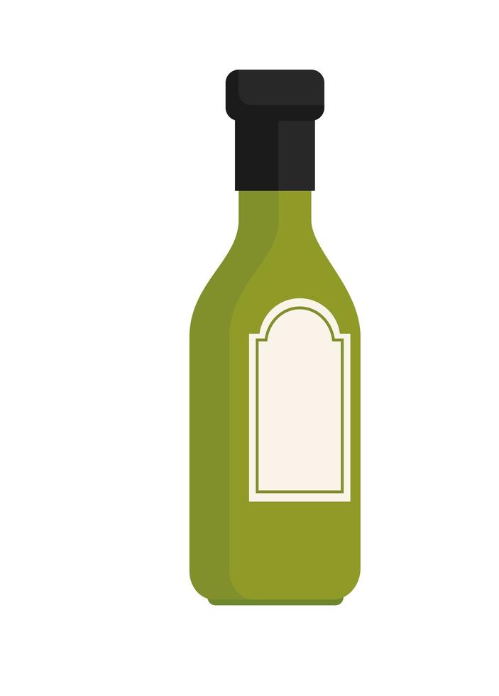 bouteille d'huile d'olive vecteur