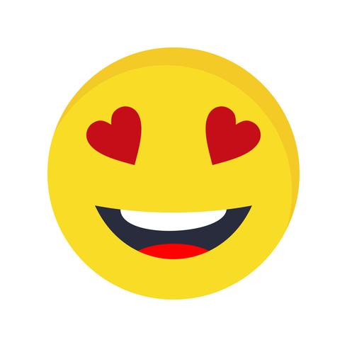 Amour Emoji Vector Icon