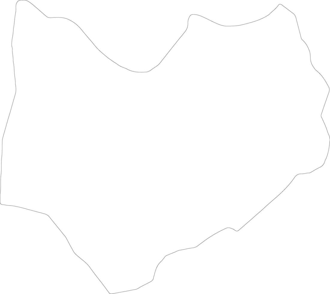 Kirundo burundi contour carte vecteur
