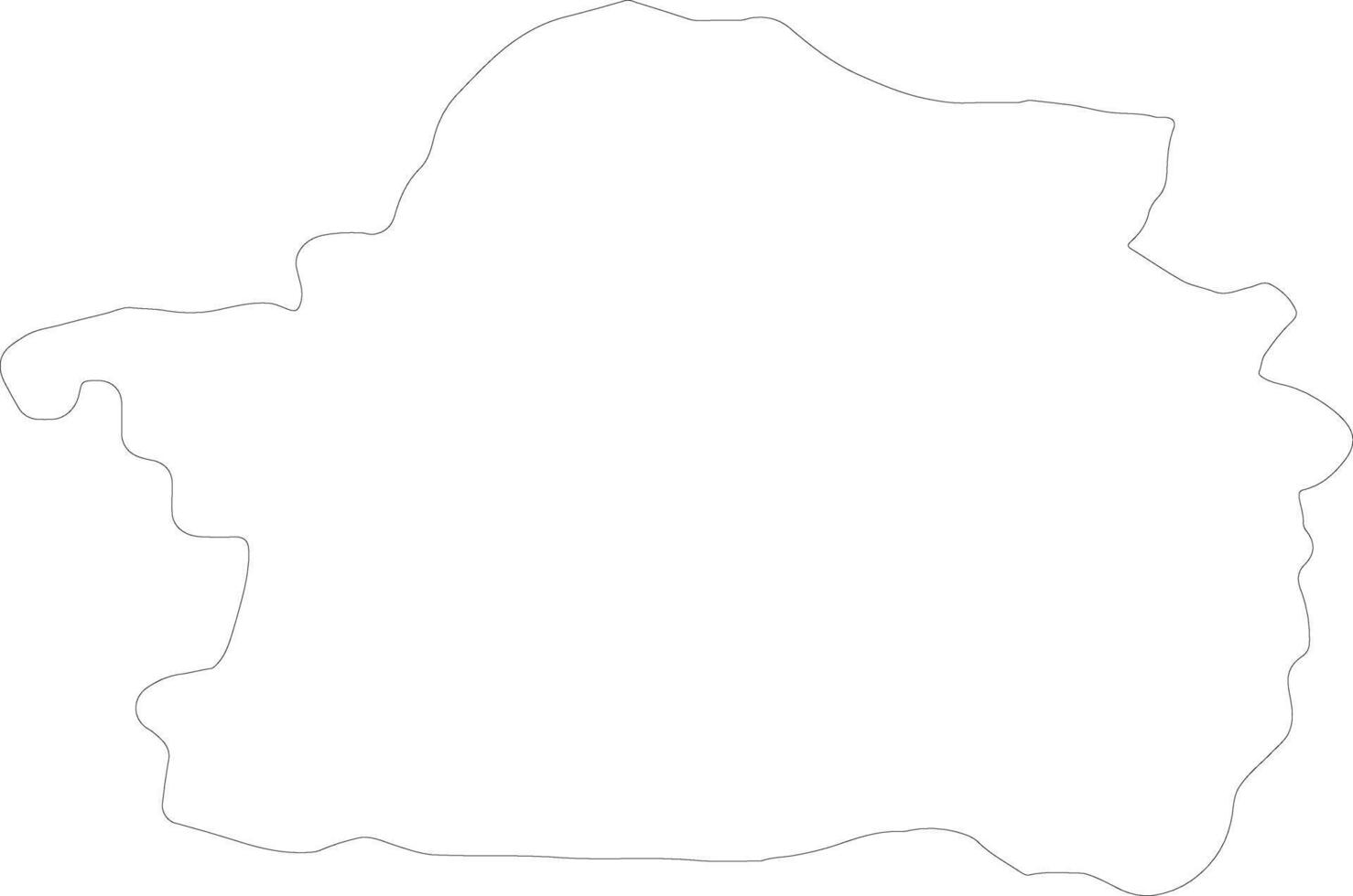 braila Roumanie contour carte vecteur