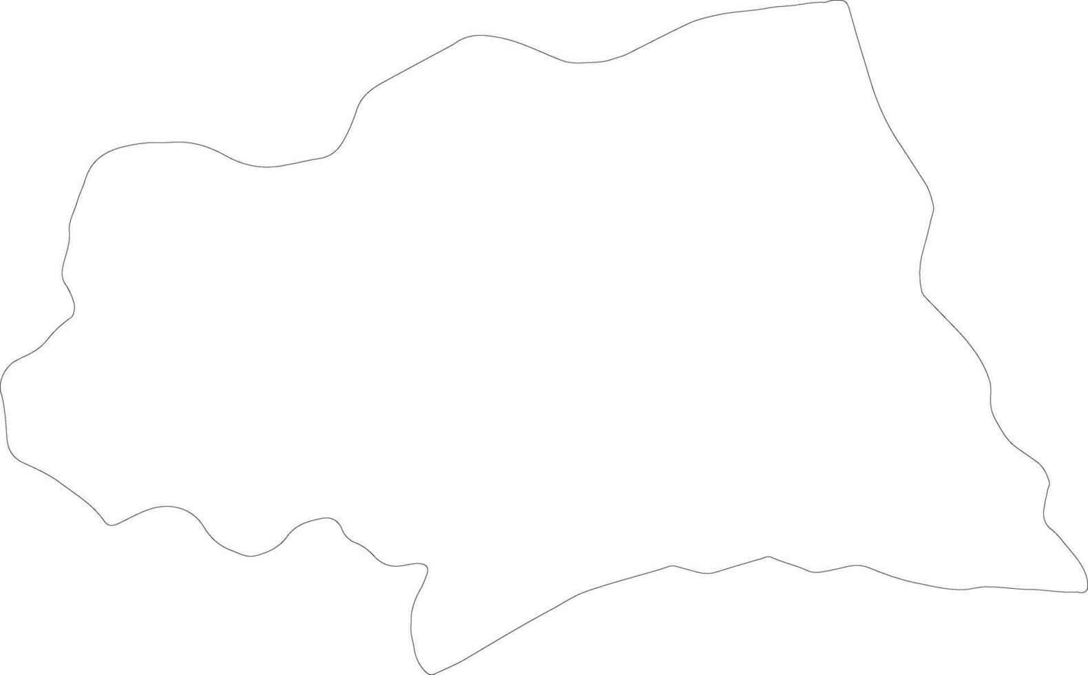 canelones Uruguay contour carte vecteur