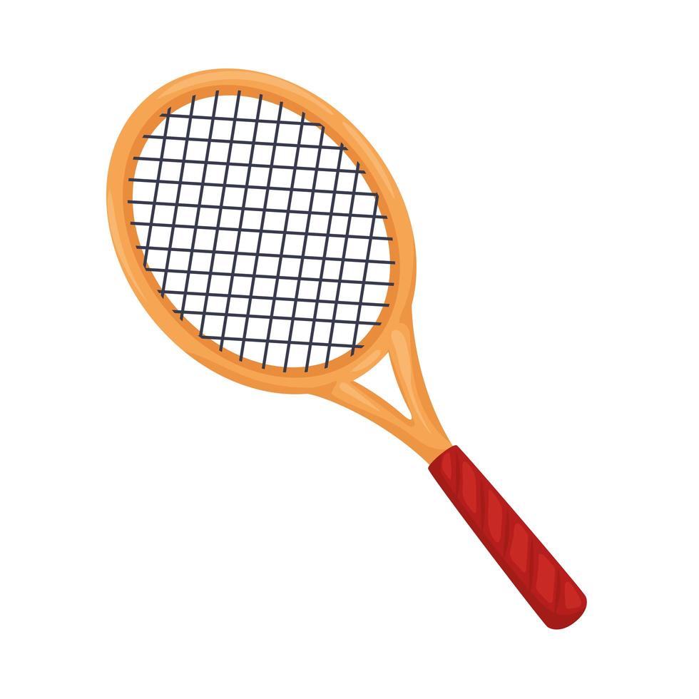 équipement de raquette de tennis vecteur