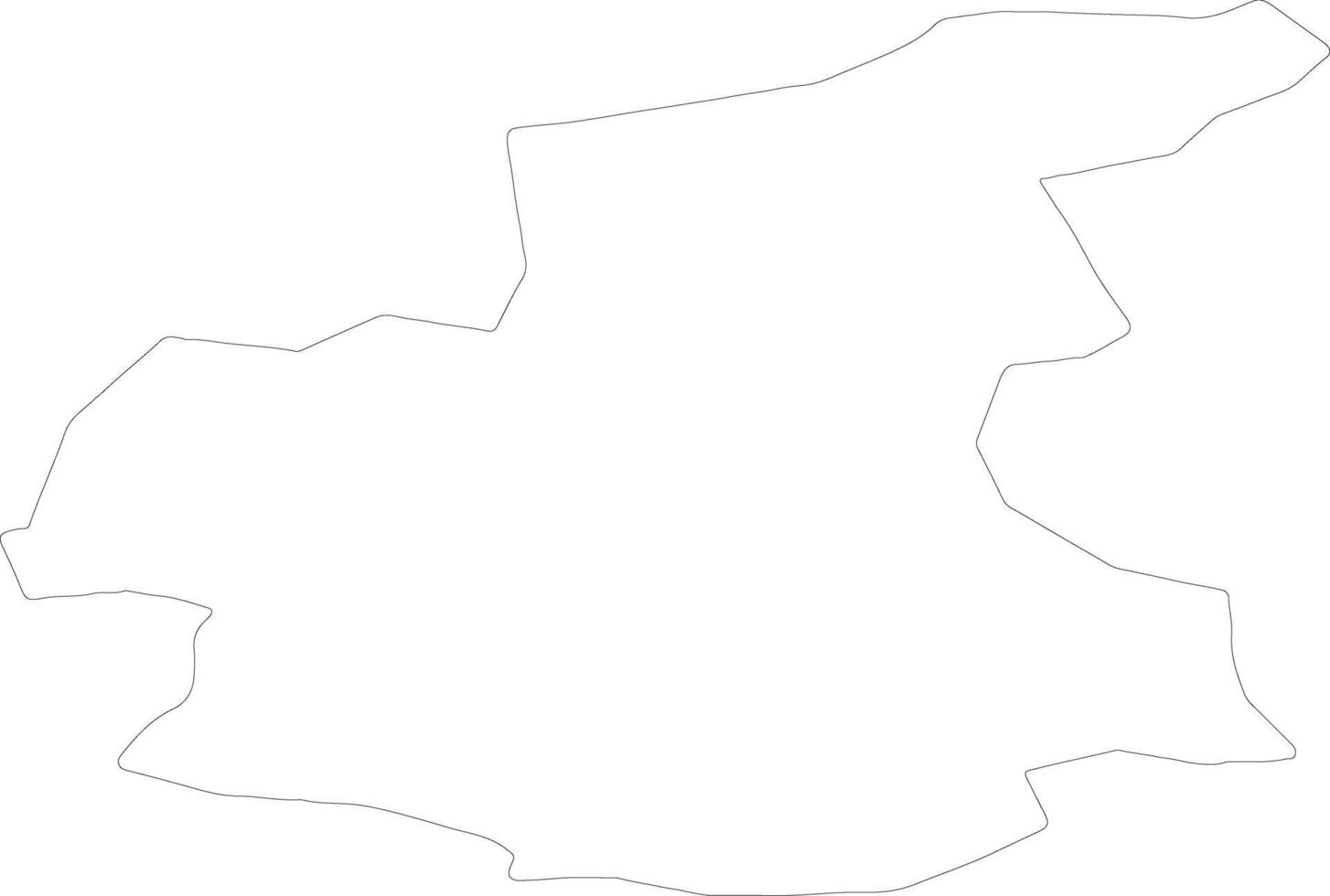 kandavas Lettonie contour carte vecteur