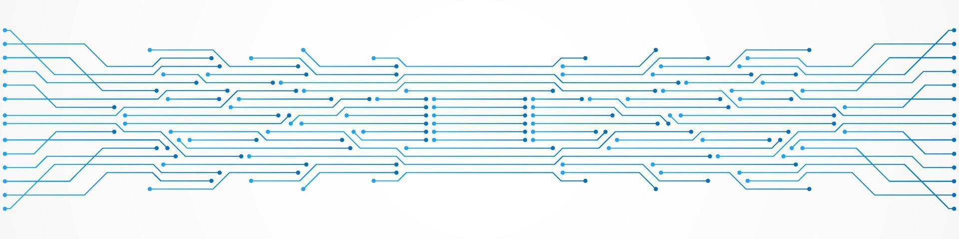 arrière-plan abstrait de la technologie, modèle de carte de circuit imprimé, puce électronique, ligne électrique vecteur