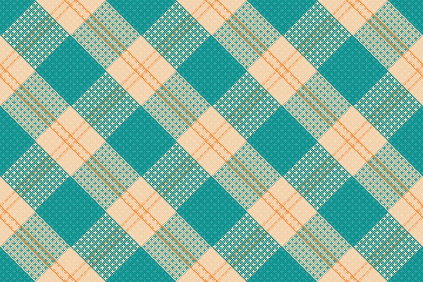 motif à carreaux tartan avec texture et couleur chaude. vecteur