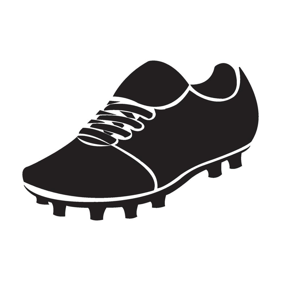 modèle de conception de vecteur de logo icône chaussures de football