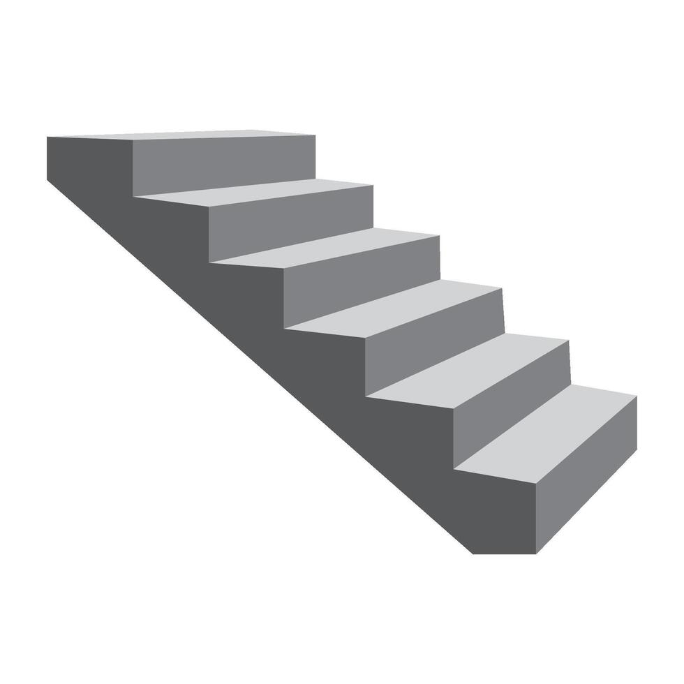 modèle de conception de vecteur de logo d'icône d'escalier