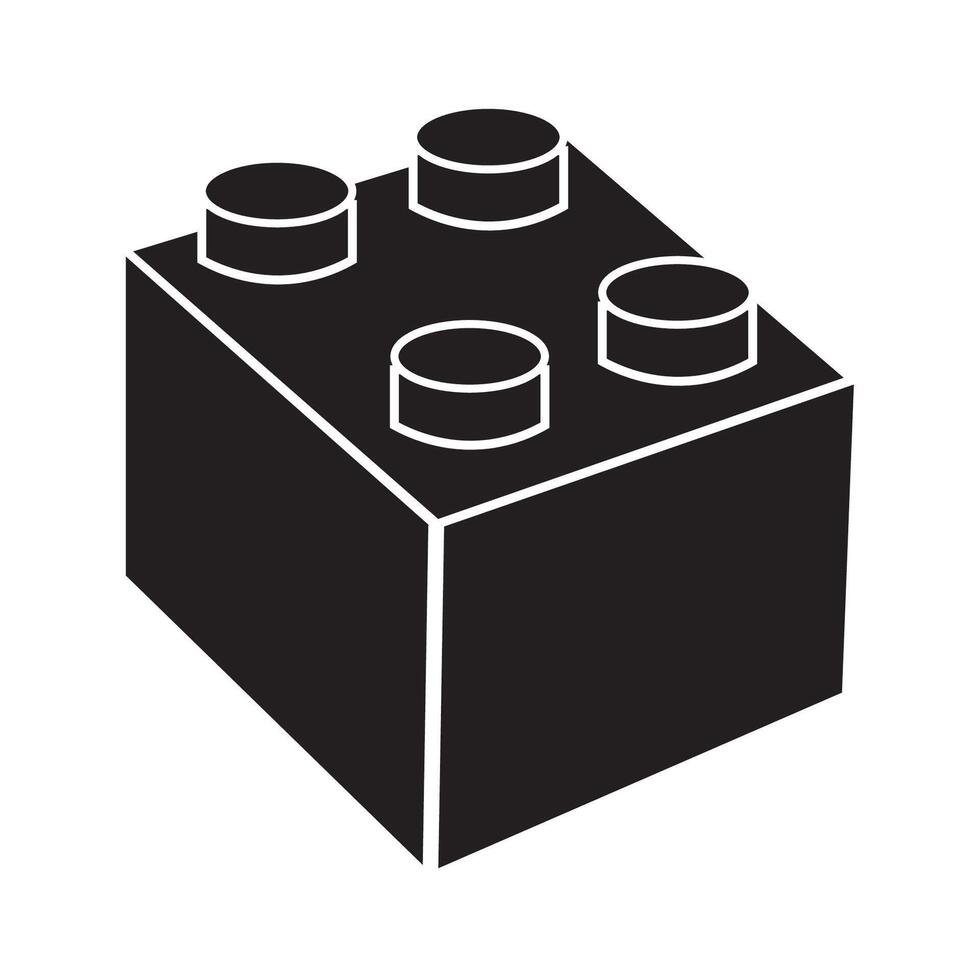 bâtiment blocs icône vecteur conception modèle