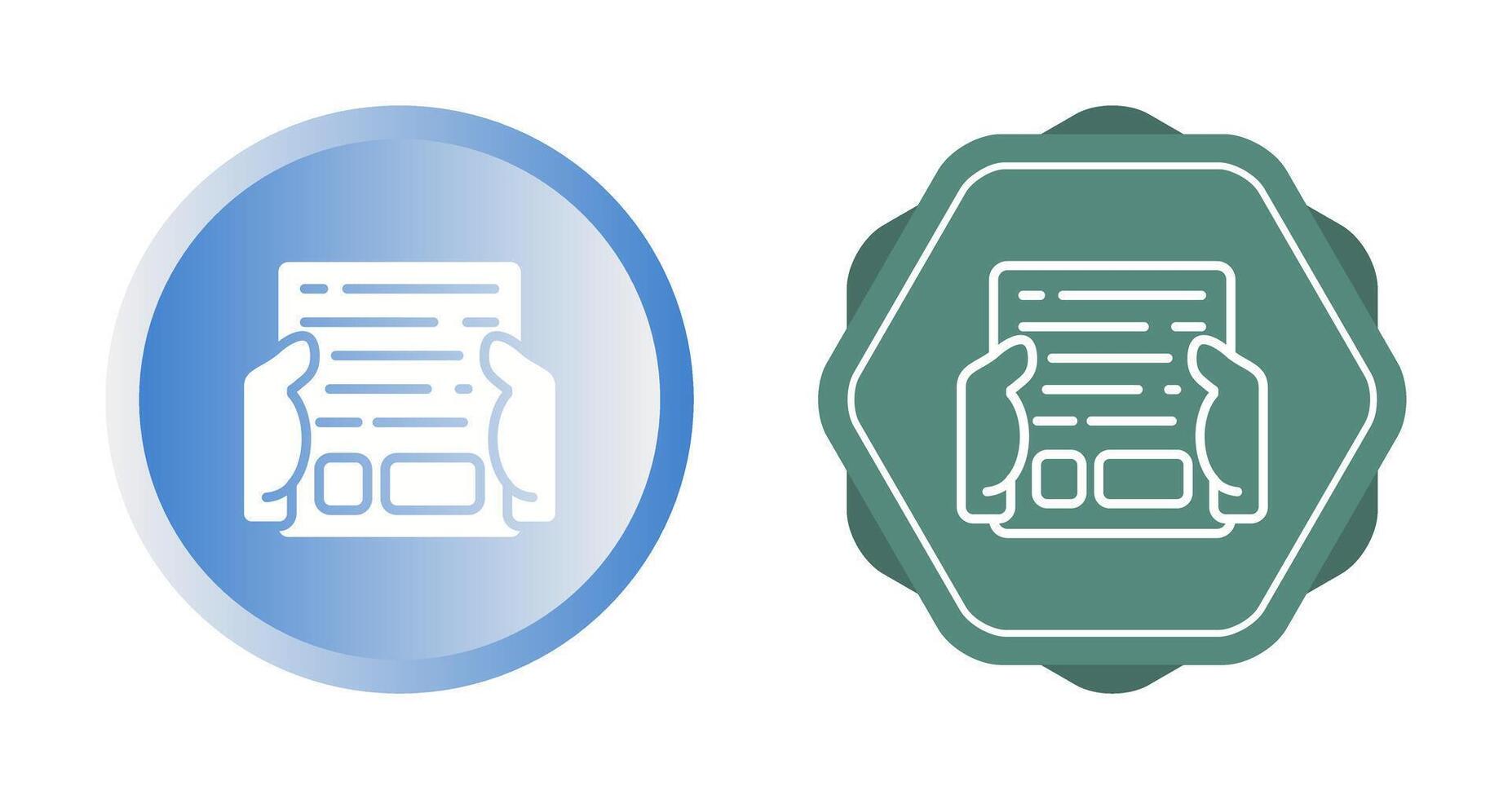 icône de vecteur de document