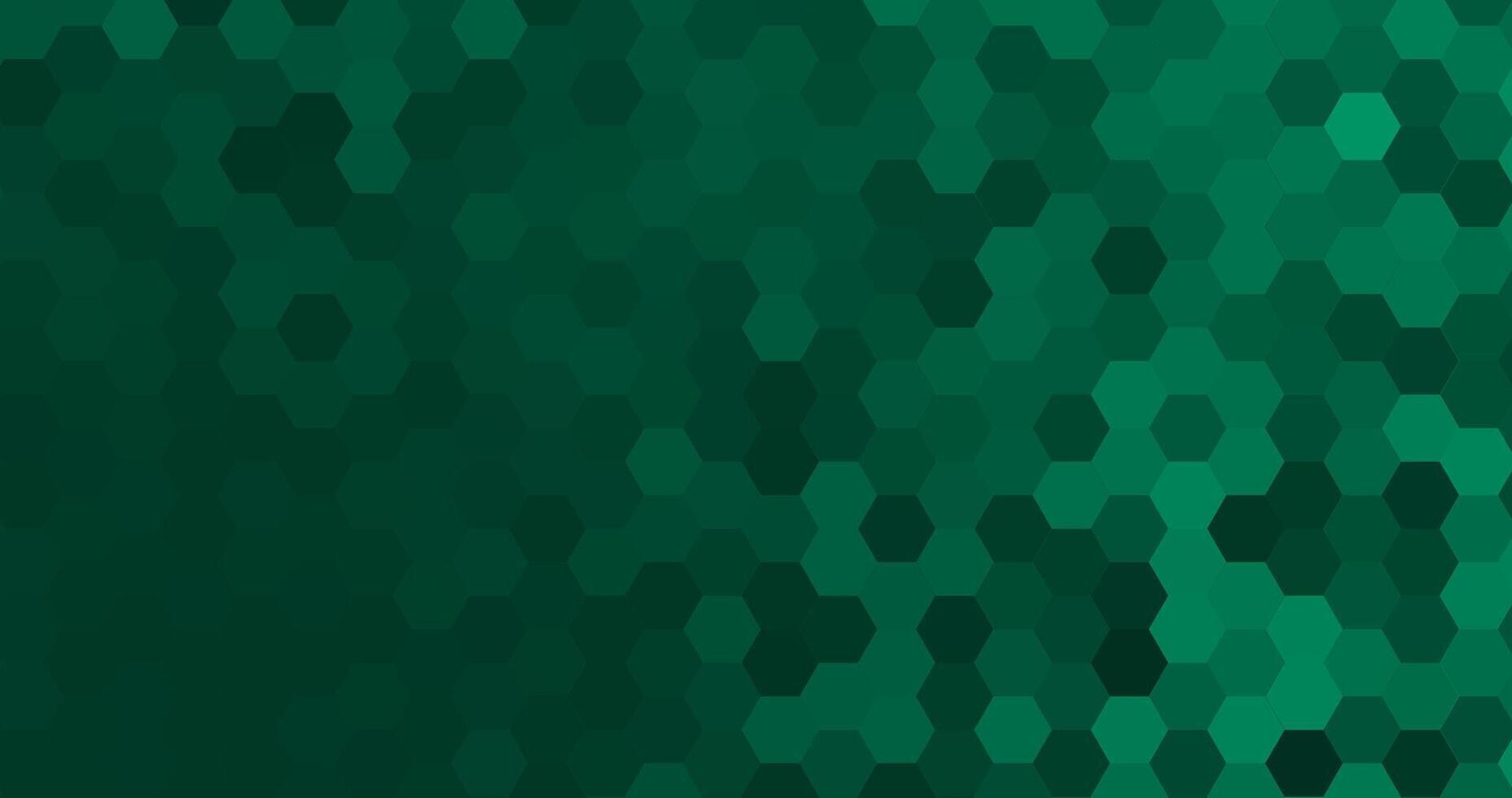 abstrait moderne vert élégant hexagones Contexte vecteur