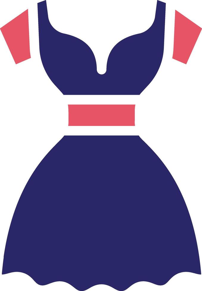icône de vecteur de robe de soirée