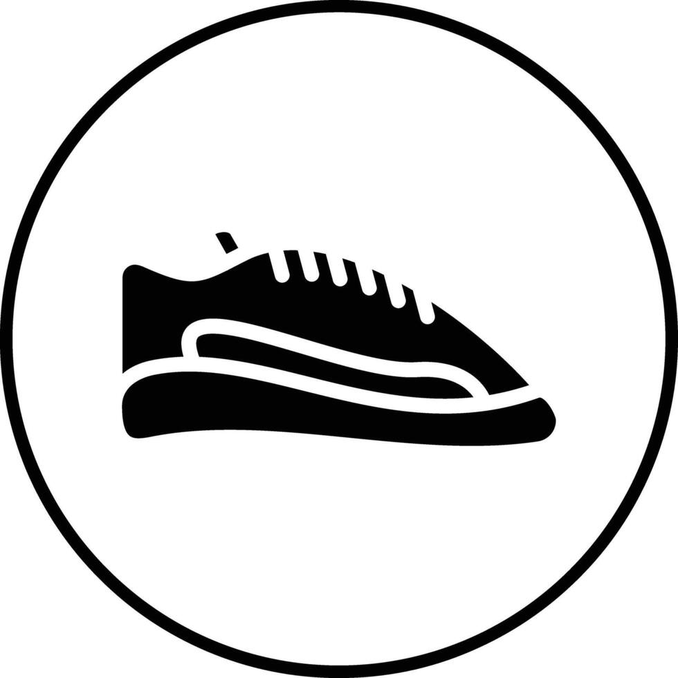 Gym des chaussures vecteur icône