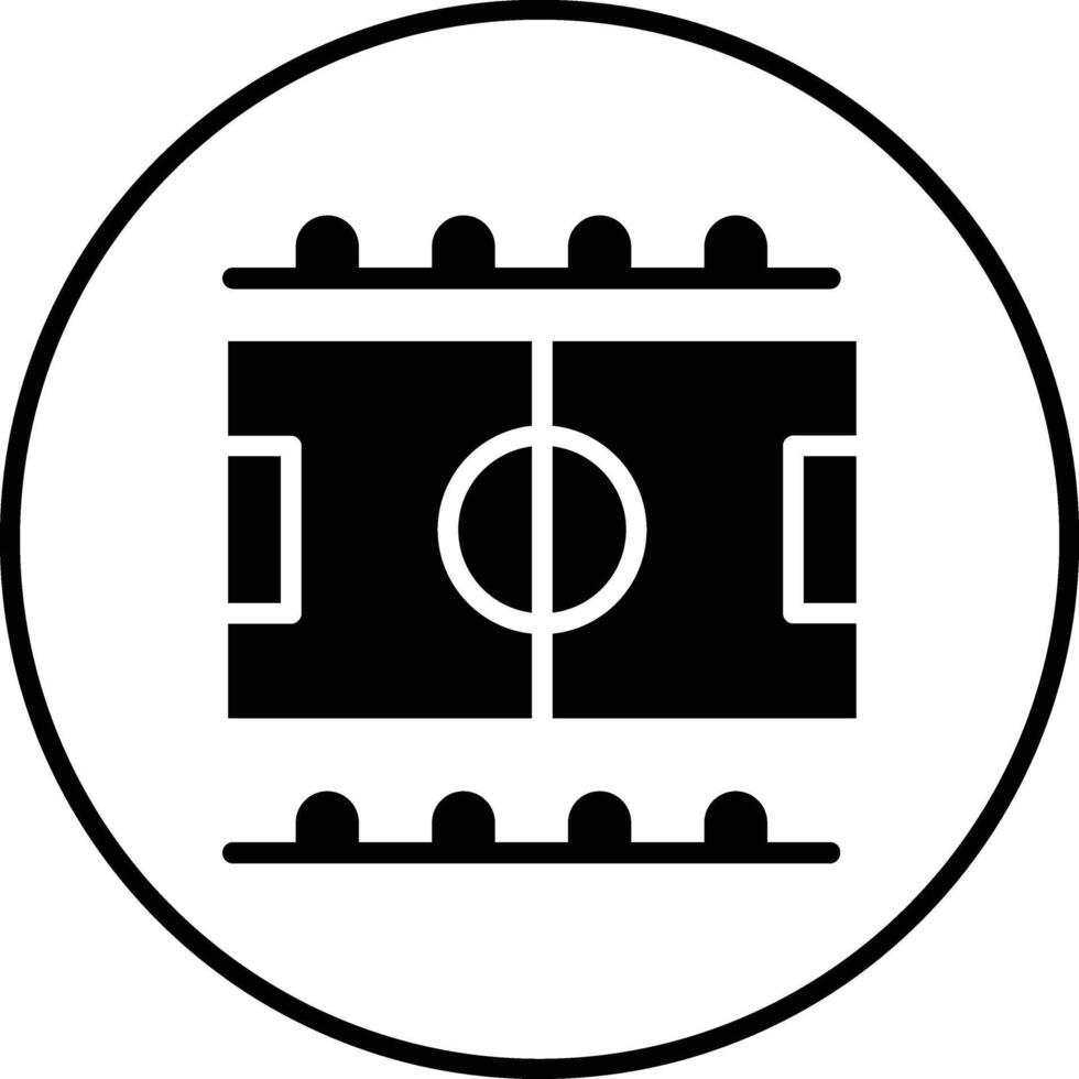 icône de vecteur de terrain de football