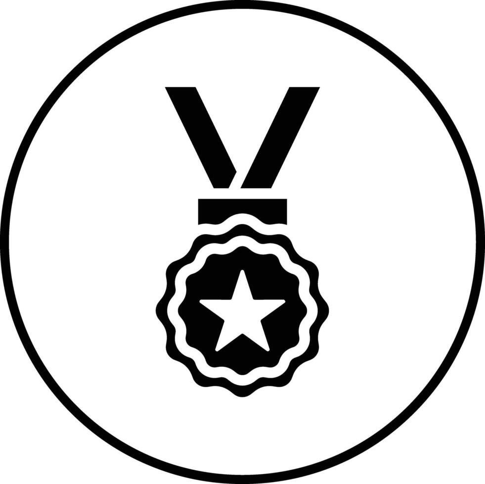 icône de vecteur de médaille