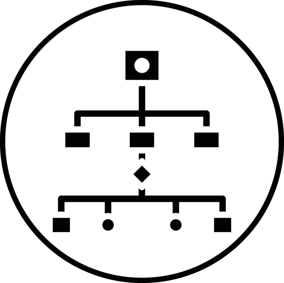 icône de vecteur de flux de travail