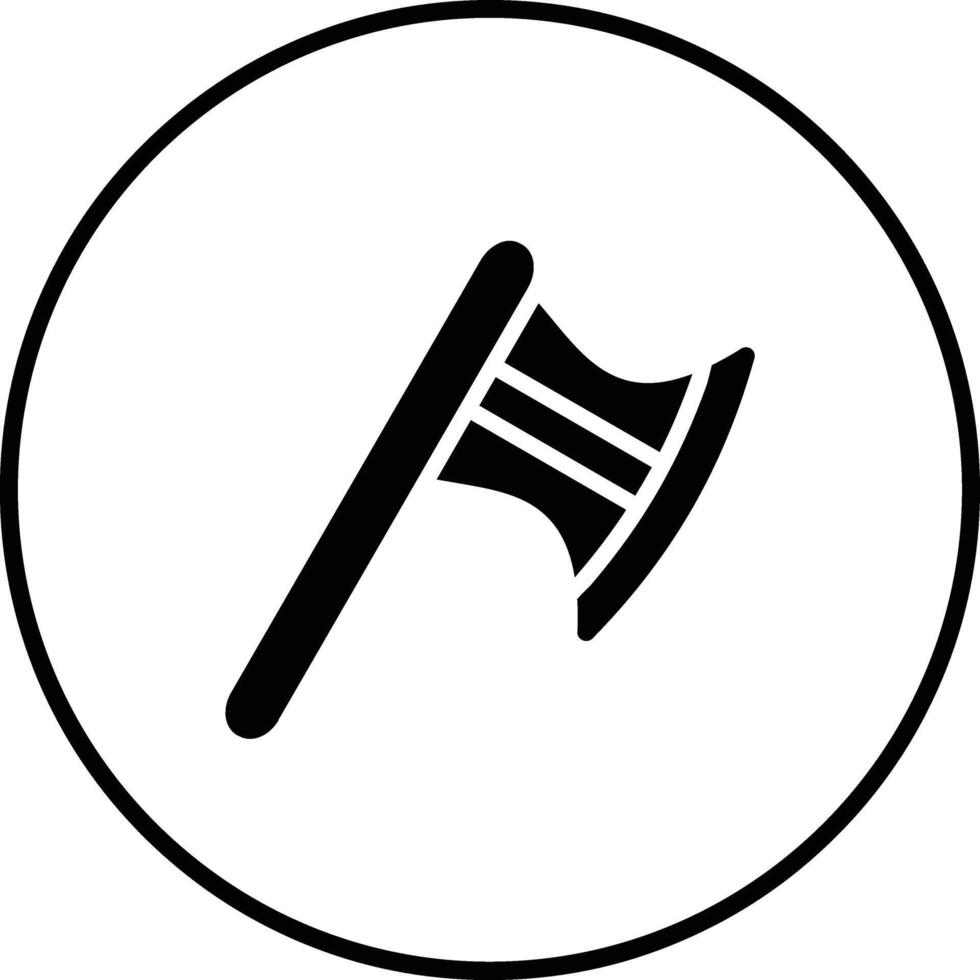 icône de vecteur de hache