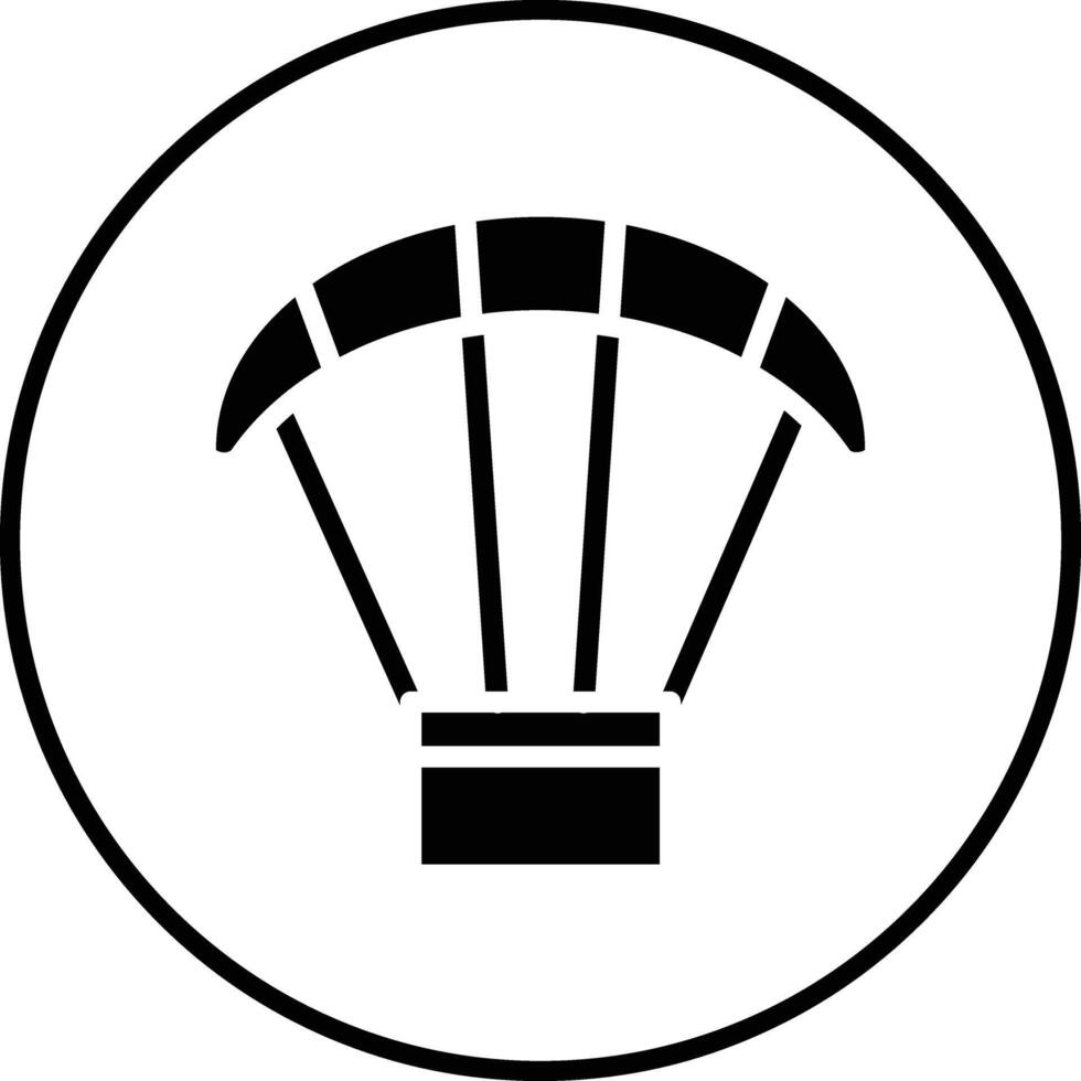 icône de vecteur de parachute