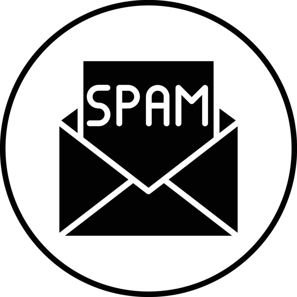 Spam email vecteur icône