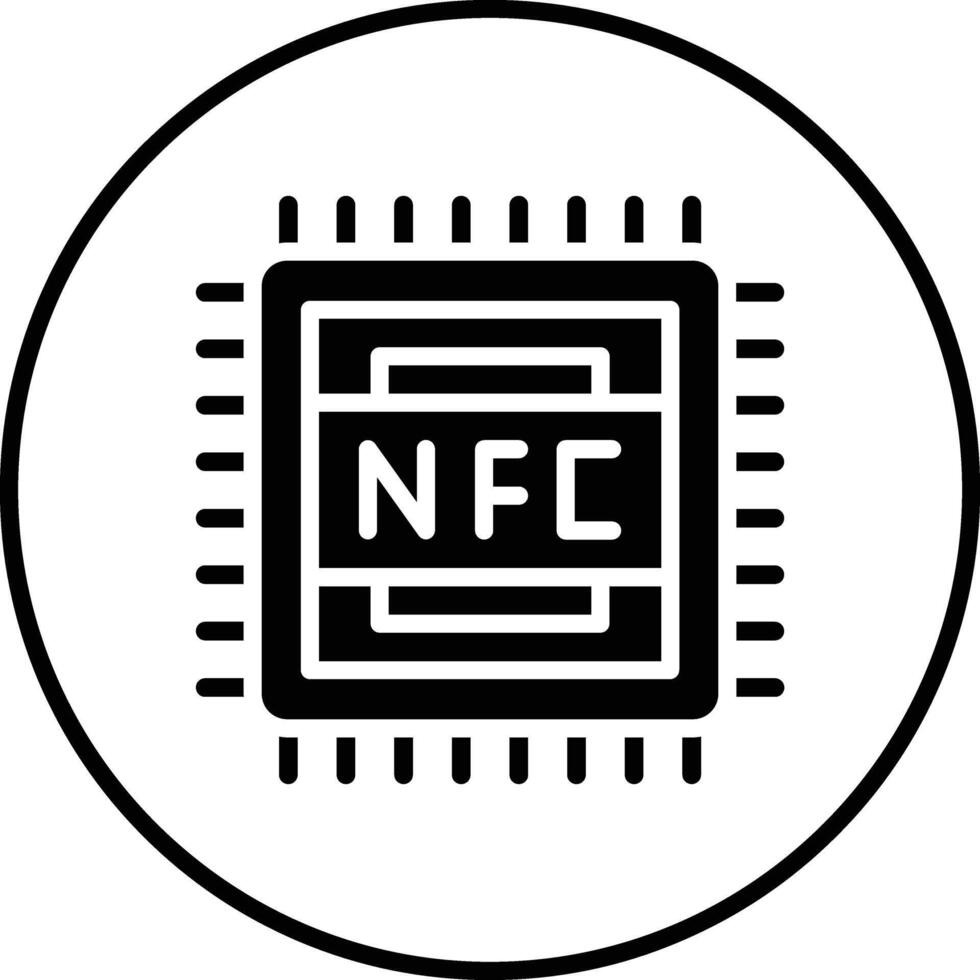 nfc vecteur icône