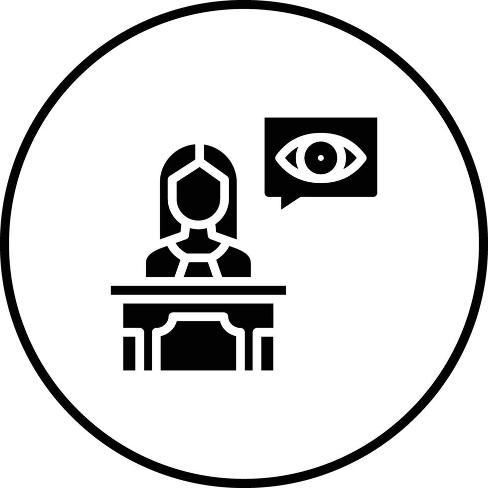 icône de vecteur de témoin