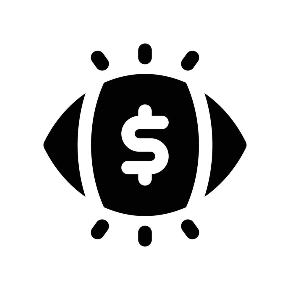 vision icône. vecteur glyphe icône pour votre site Internet, mobile, présentation, et logo conception.
