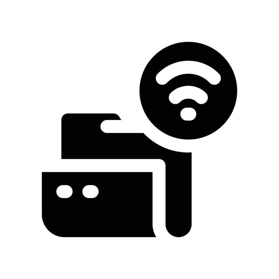 dossier icône. vecteur glyphe icône pour votre site Internet, mobile, présentation, et logo conception.