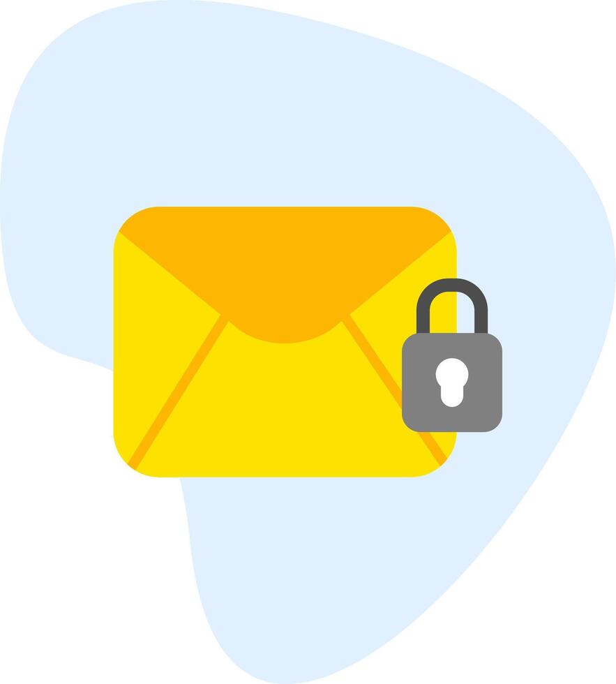 email crypté vecto icône vecteur