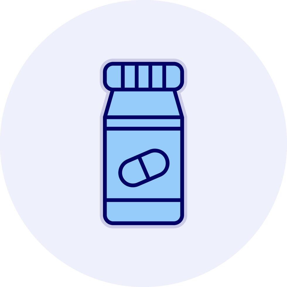 pilules bouteille vecto icône vecteur