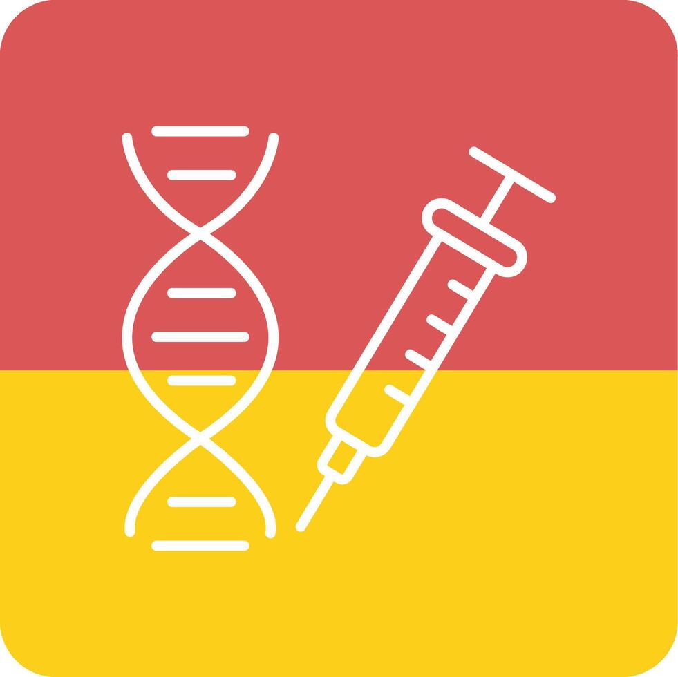 les gènes vecto icône vecteur