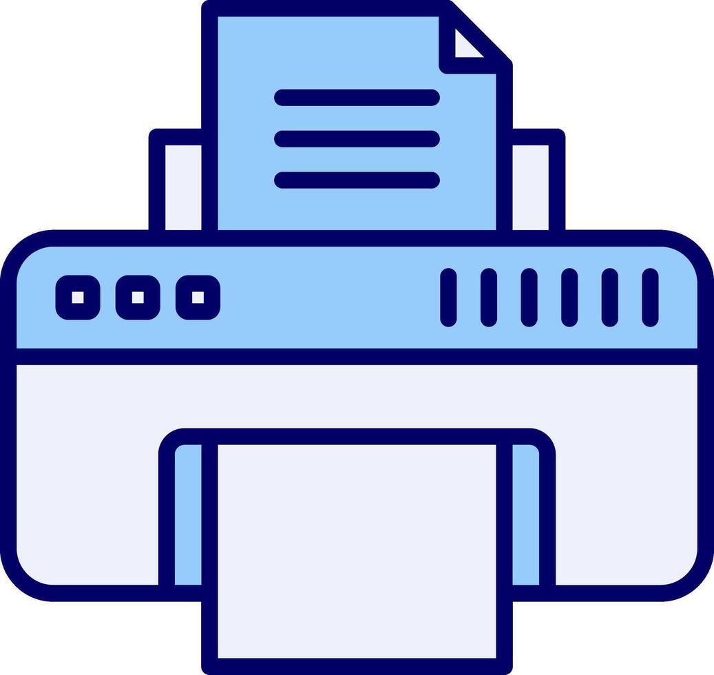 imprimante vecto icône vecteur