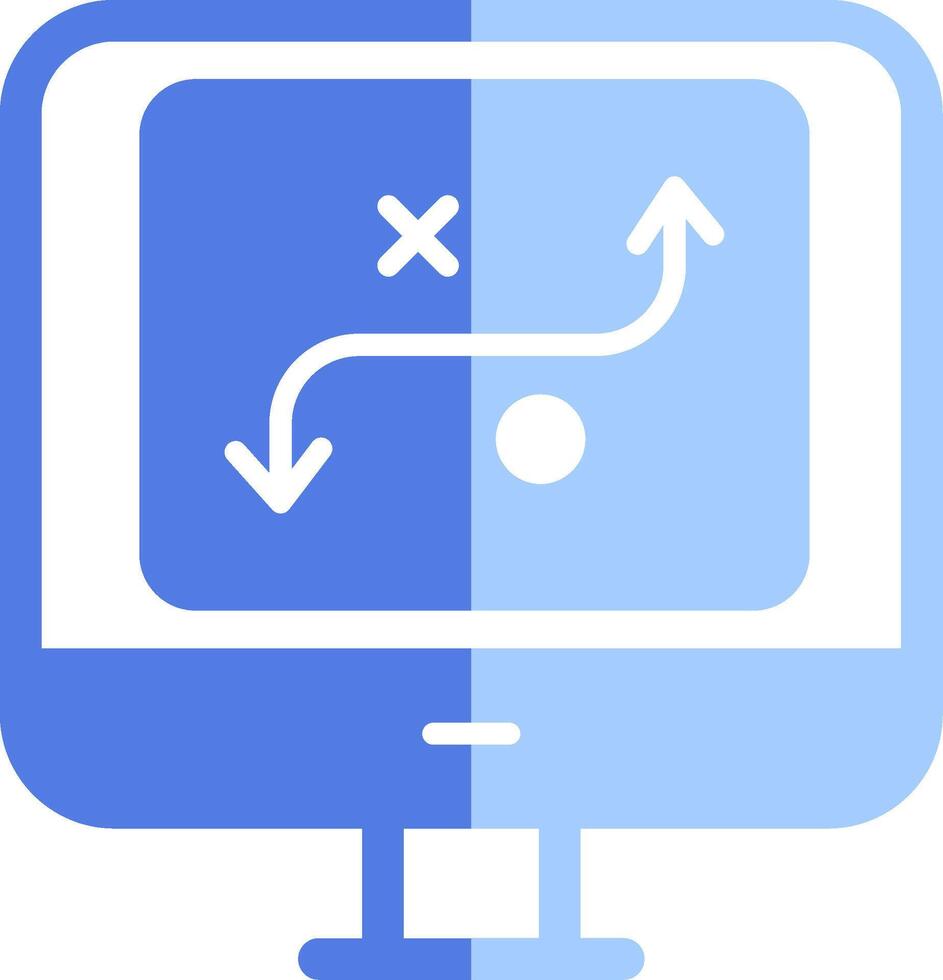 stratégie vecto icône vecteur