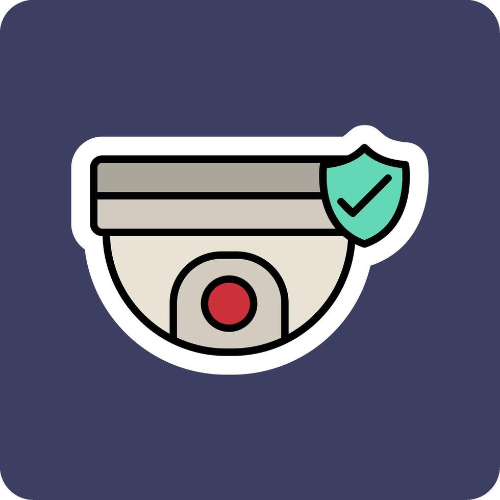 vidéosurveillance vecto icône vecteur
