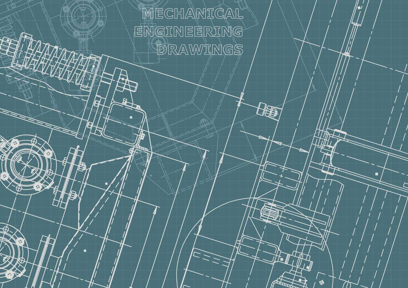 identité d'entreprise. plan. dessins d'ingénierie vectorielle vecteur