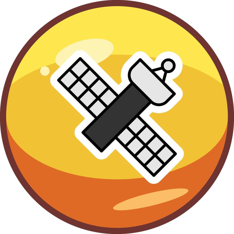 Satellite vecto icône vecteur