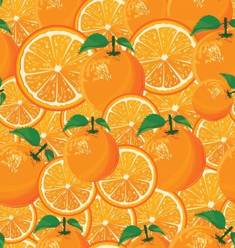 Un fond transparent d&#39;oranges vecteur