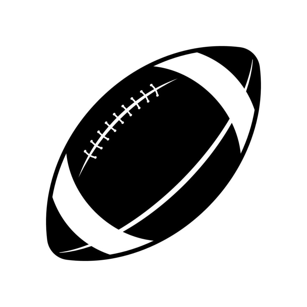 américain Football Balle icône isolé. le rugby Balle icône. vecteur