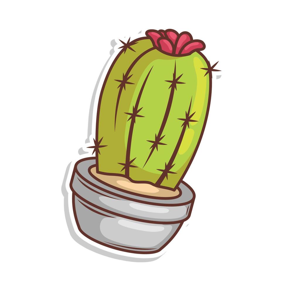 cactus dessin animé griffonnage illustration art vecteur