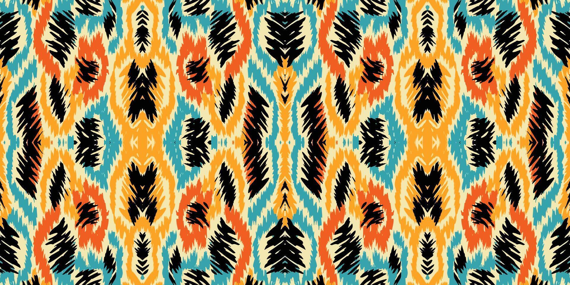 sans couture batik motif, sans couture tribal batik modèle, et sans couture motif modèle ressembler ethnique bohème, aztèque, et ikat styles.designed pour utilisation dans satin, papier peint, tissu, rideau, tapis, batik broderie vecteur